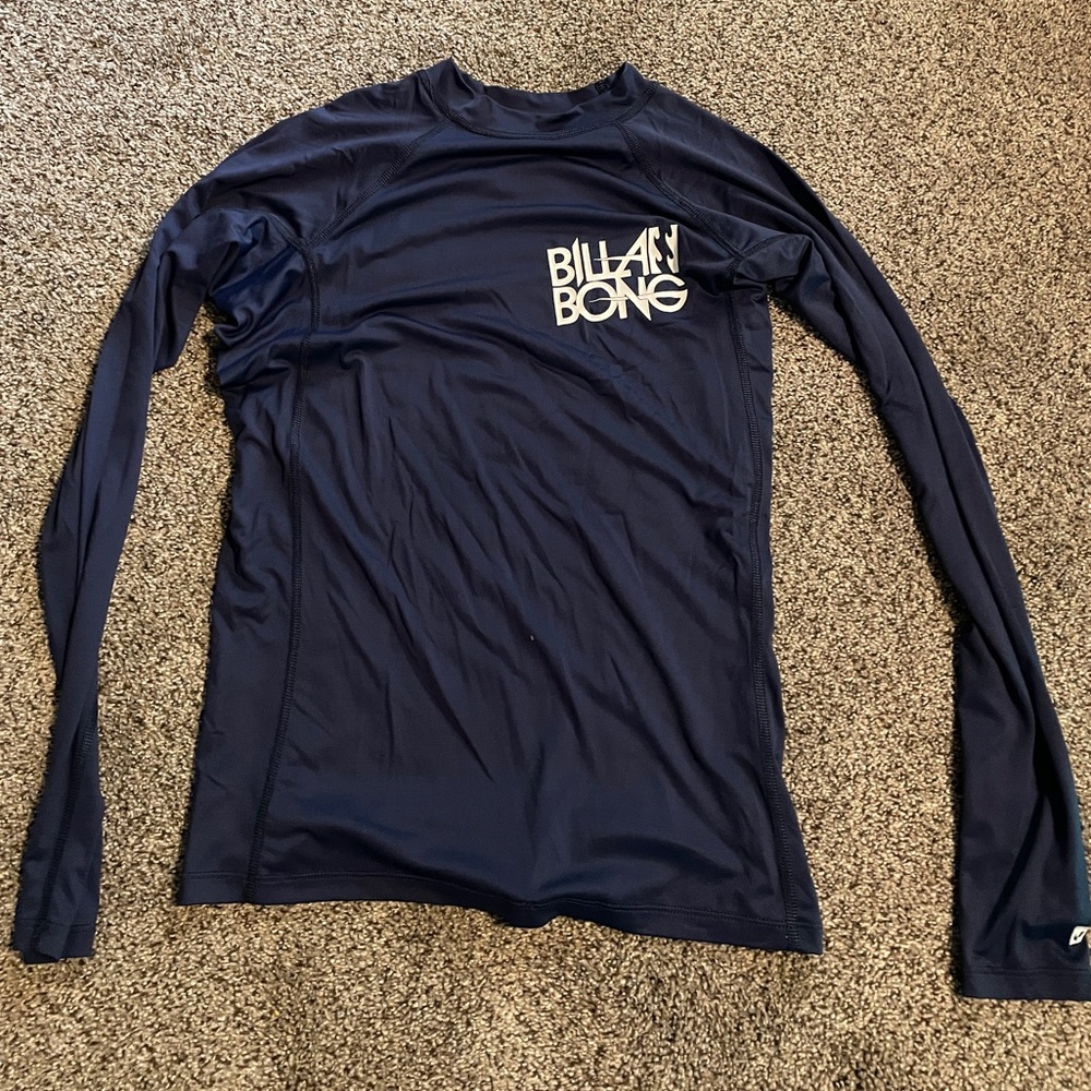 Boys xxl billabong rash guard navy blue NWOT
